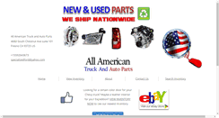 Desktop Screenshot of allamericantruckandautoparts.com